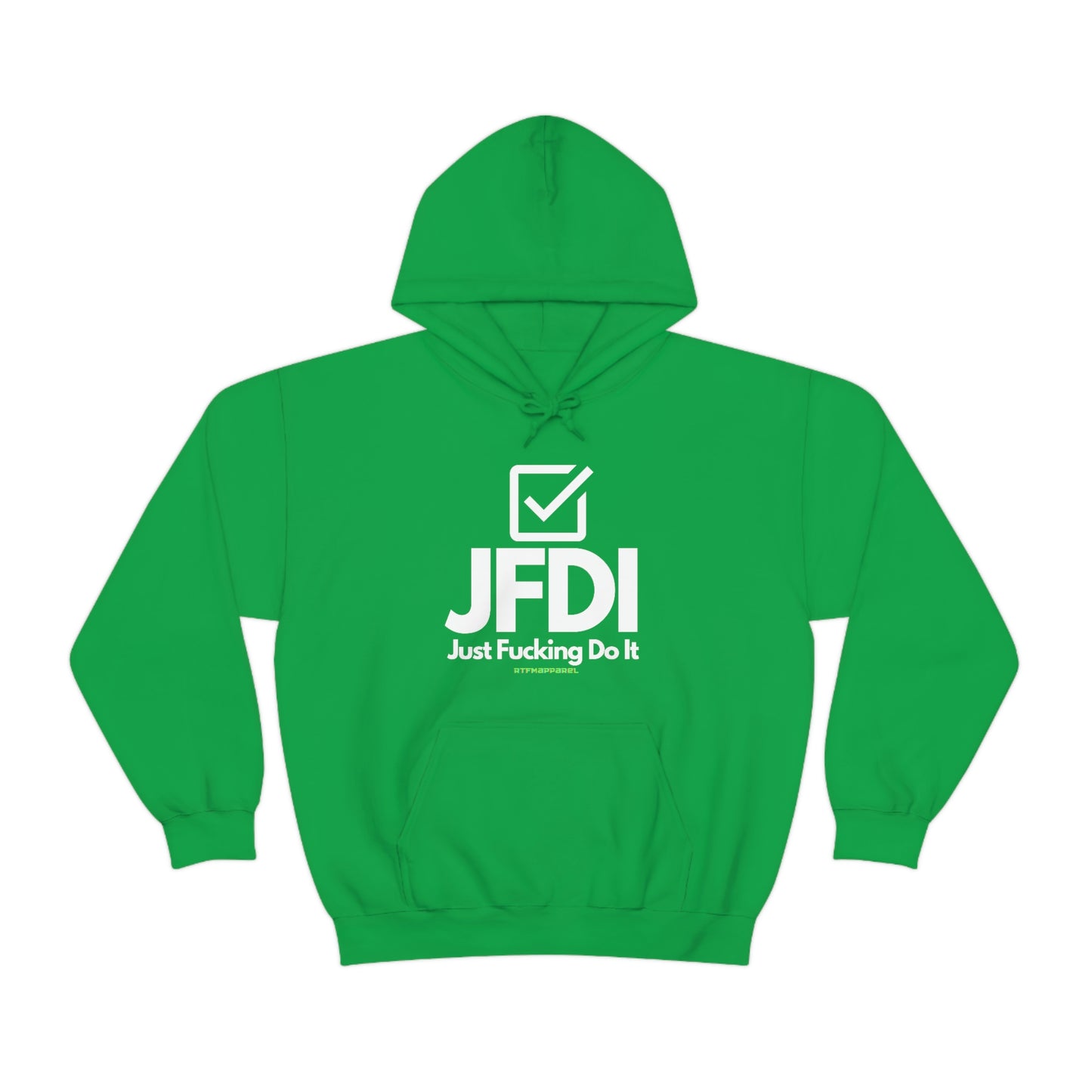JFDI, Just do it, Funny, Sysadmin, Geek, Project Manager, Explicit, Developer, Gift, Unisex Hooded Sweatshirt