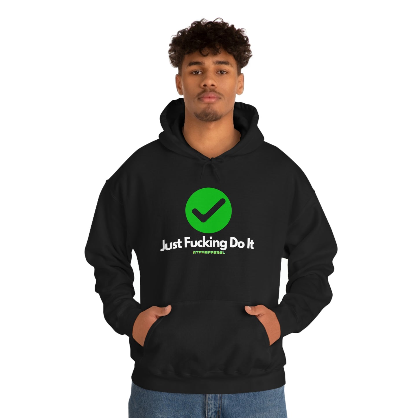 JFDI, Just do it, Funny, Sysadmin, Geek, Project Manager, Explicit, Developer, Gift, Unisex Hooded Sweatshirt