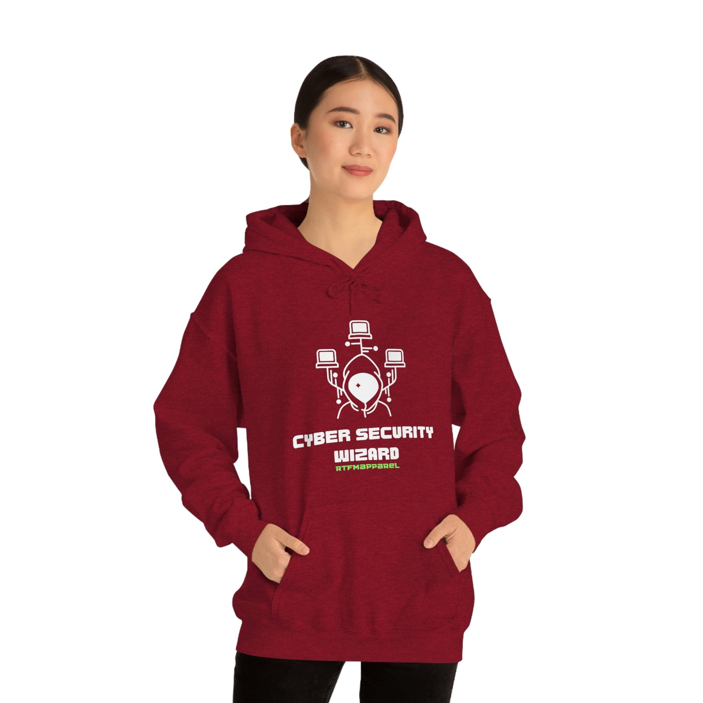 Cyber Security Wizard, Hacking, HackerSysadmin, RTFM Hoodie
