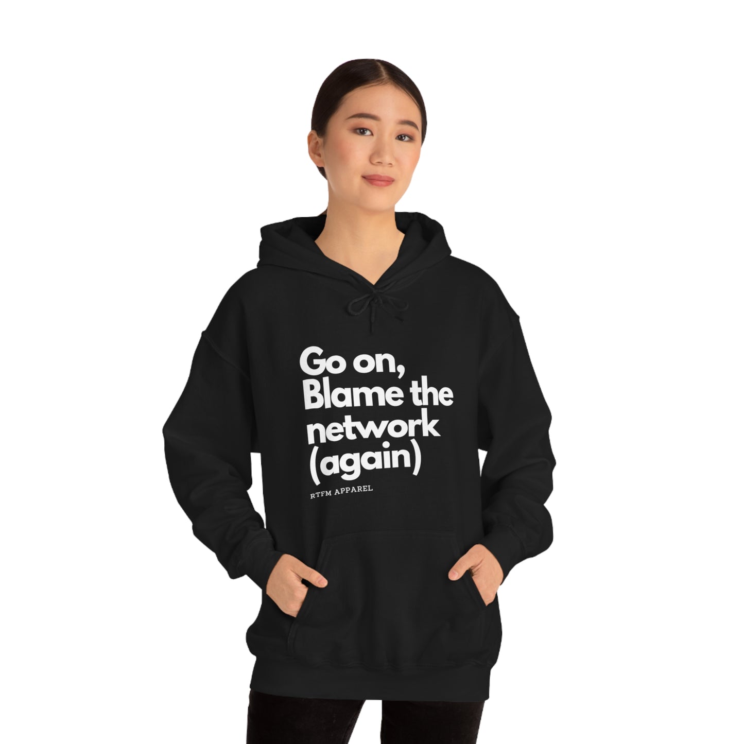 Go on, blame the network - Network Engineer, Cisco, Network, Wifi, Sysadmin, IT Support Hoodie