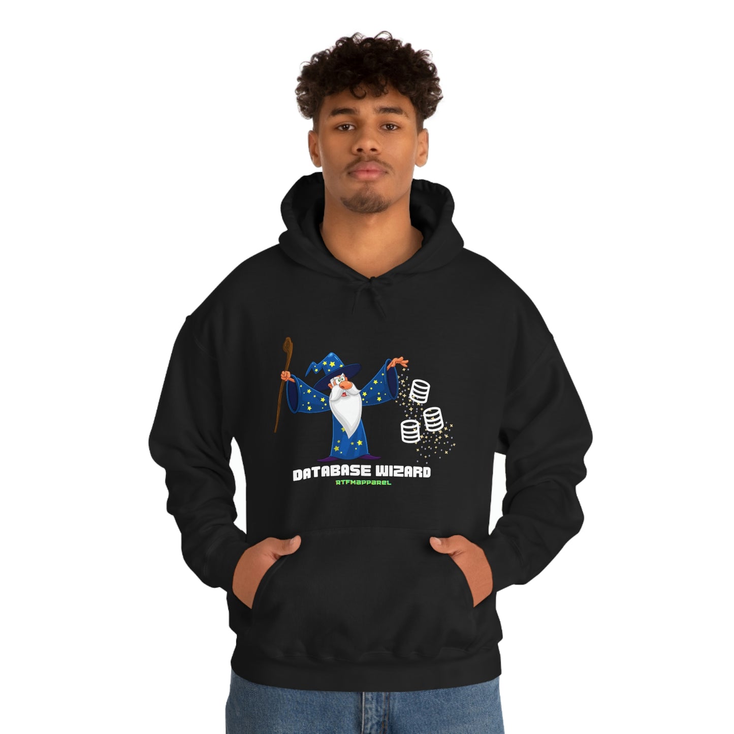 Database Wizard - SQL DBA Sysadmin Data Science Hooded Sweatshirt