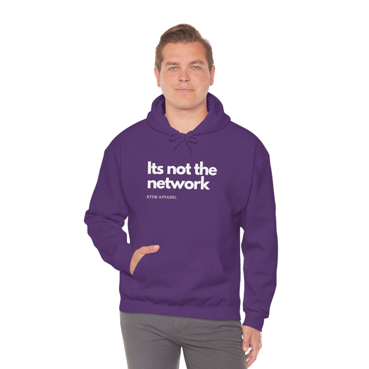 It's not the network - Network Engineer, Cisco, Network, Wifi, Sysadmin, IT Support Hoodie