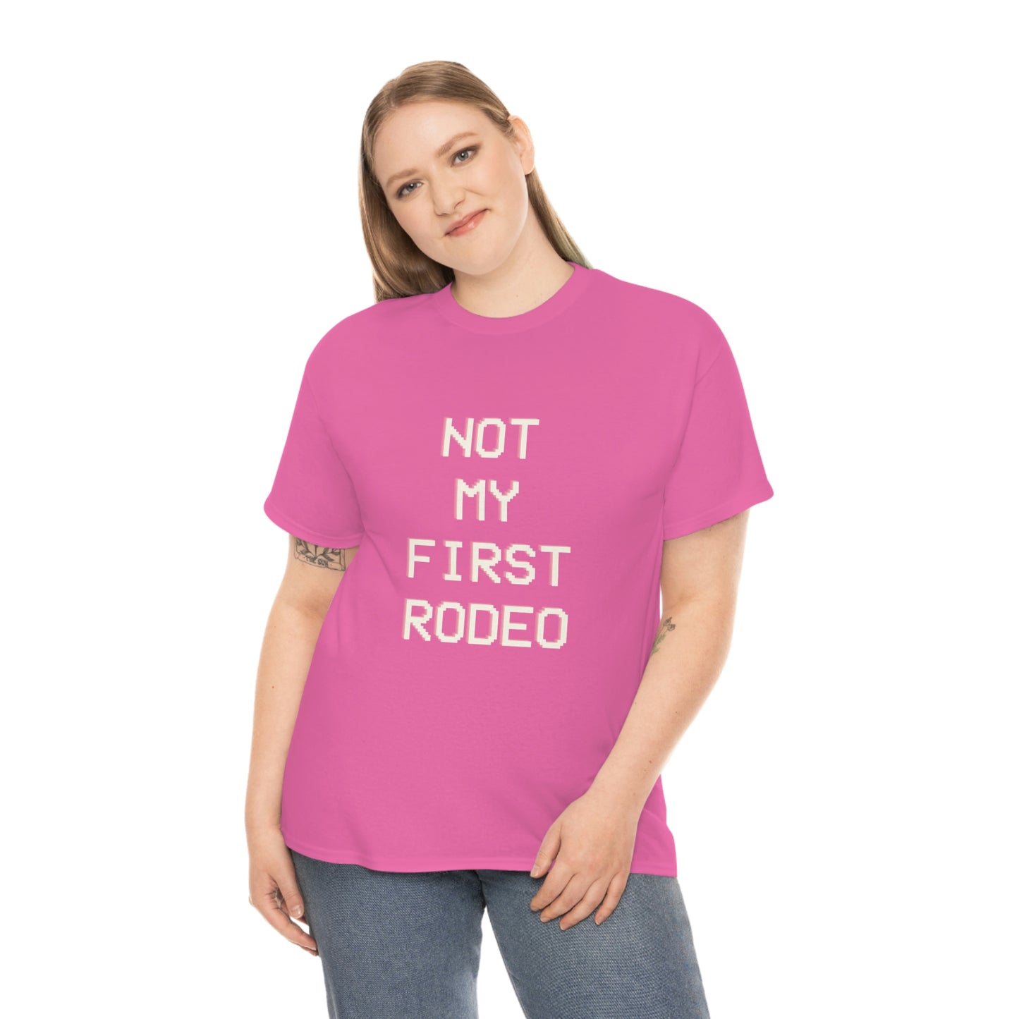 "Not My First Rodeo" Funny, Sysadmin, Geek, Gamer, Developer, Gift Cotton Tee