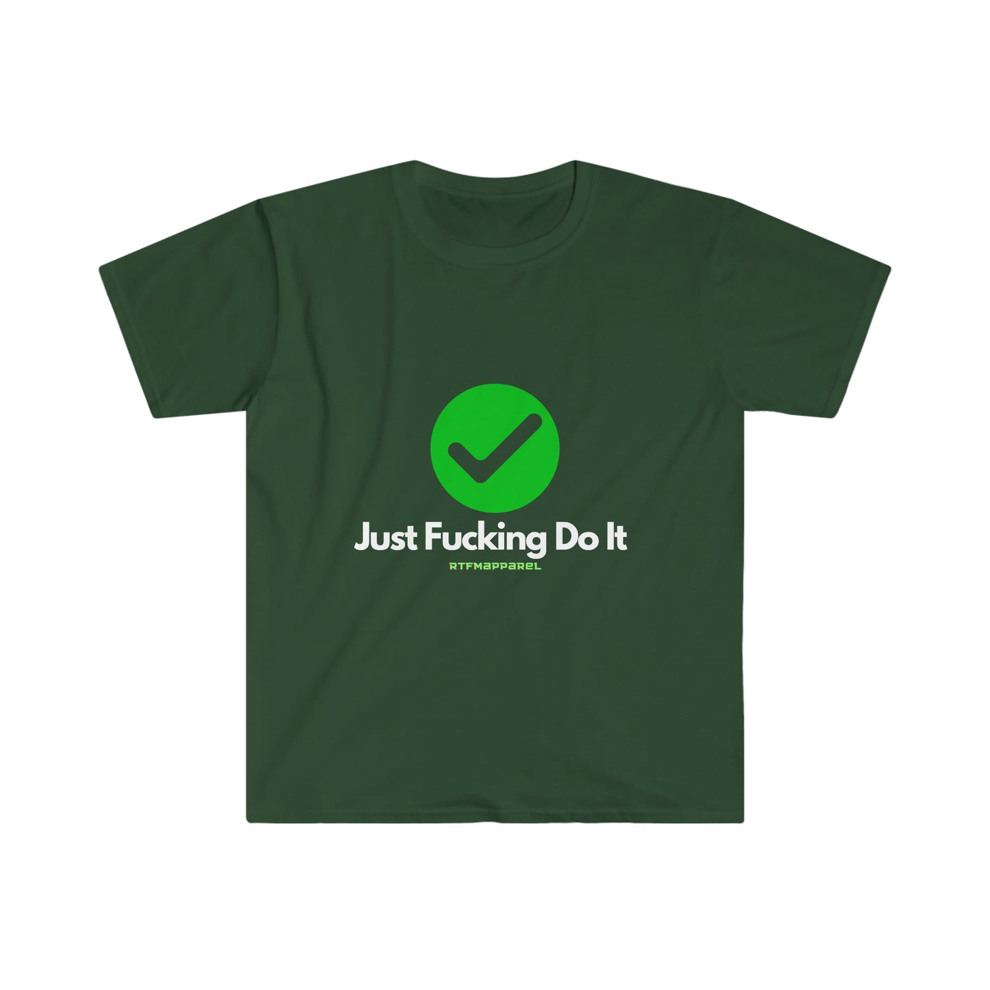 JFDI, Just do it, Funny, Sysadmin, Geek, Project Manager, Explicit, Developer, Gift Unisex Softstyle T-Shirt