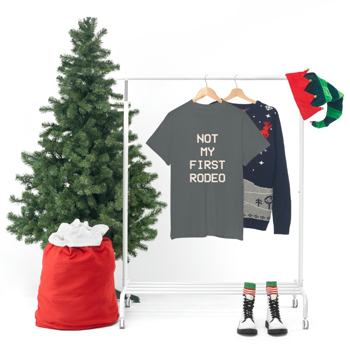 "Not My First Rodeo" Funny, Sysadmin, Geek, Gamer, Developer, Gift Cotton Tee