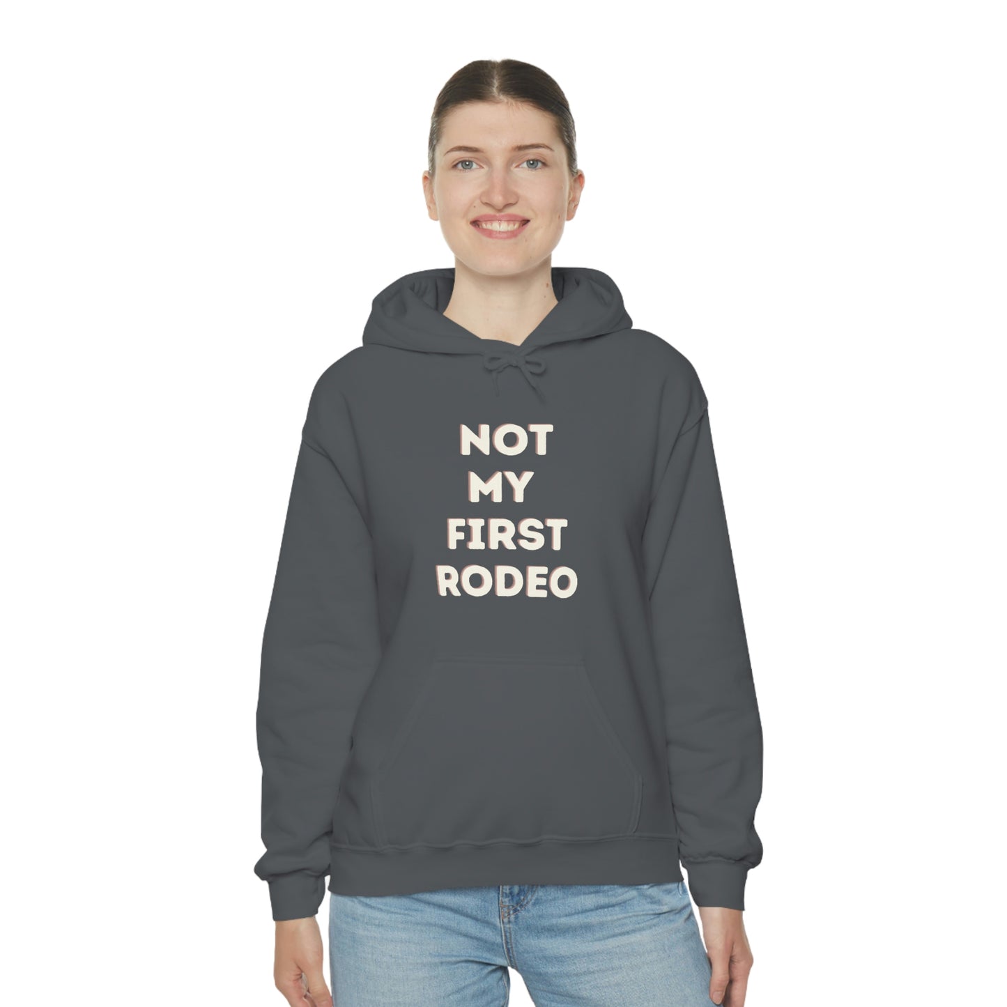 "Not My First Rodeo" Funny, Sysadmin, Geek, Gamer, Developer, Gift Hooded Sweatshirt