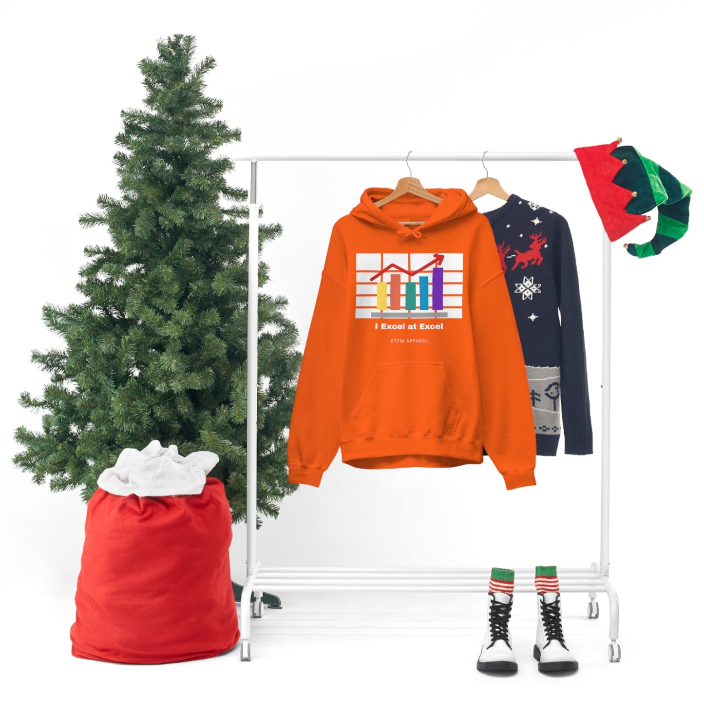 Excel Hoodie: I Excel at Excel, office humour, spreadsheets