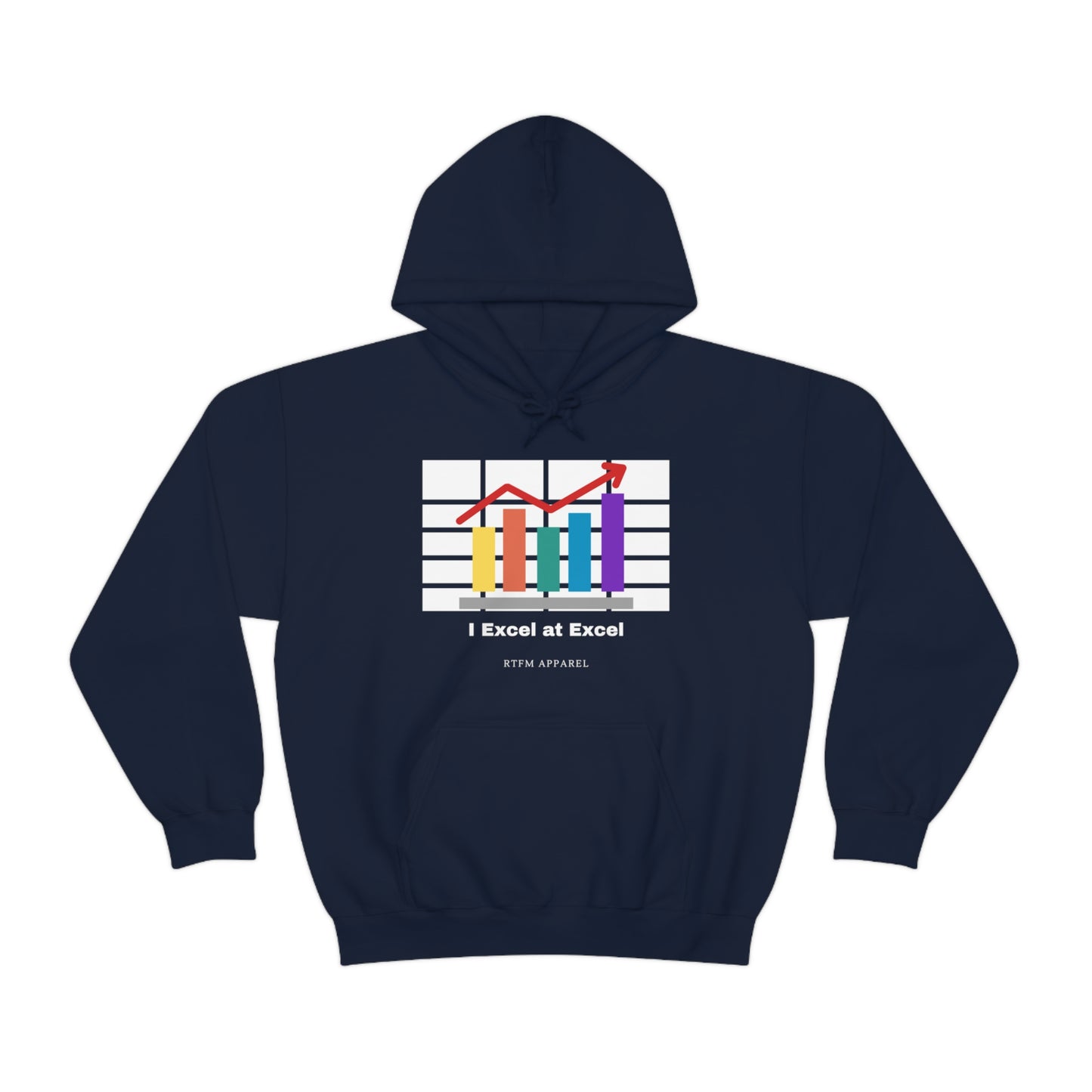 Excel Hoodie: I Excel at Excel, office humour, spreadsheets