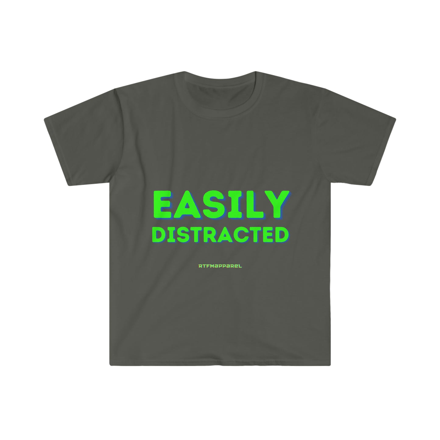 Easily Distracted - Funny, Sysadmin, Geek, Gamer, Developer, Gift T-Shirt