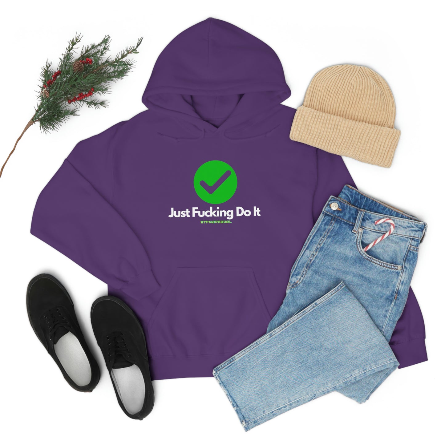 JFDI, Just do it, Funny, Sysadmin, Geek, Project Manager, Explicit, Developer, Gift, Unisex Hooded Sweatshirt