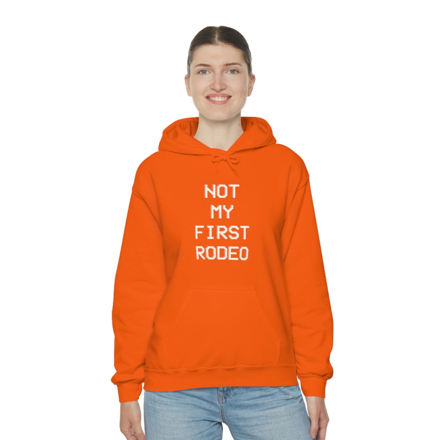 "Not My First Rodeo" Funny, Sysadmin, Geek, Gamer, Developer, Gift Hooded Sweatshirt