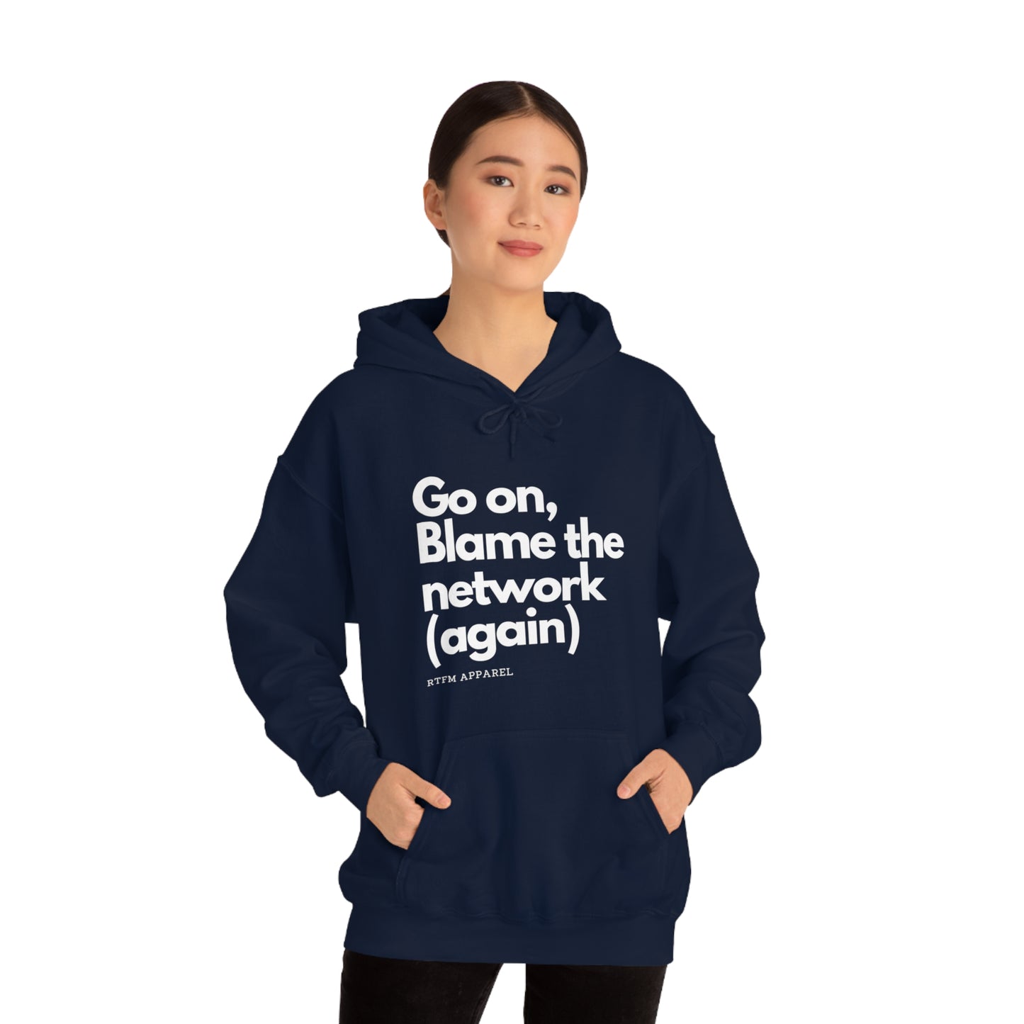 Go on, blame the network - Network Engineer, Cisco, Network, Wifi, Sysadmin, IT Support Hoodie