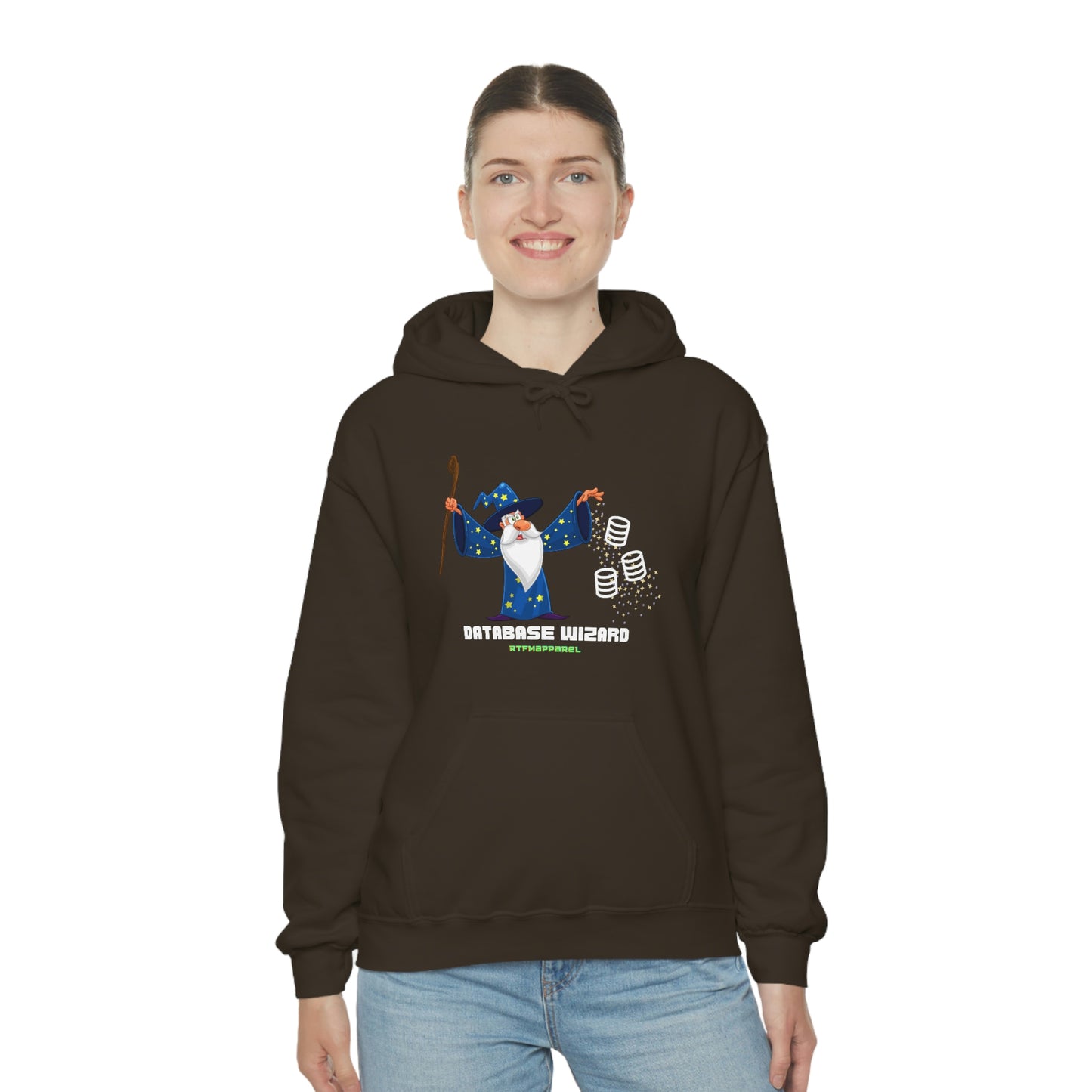 Database Wizard - SQL DBA Sysadmin Data Science Hooded Sweatshirt