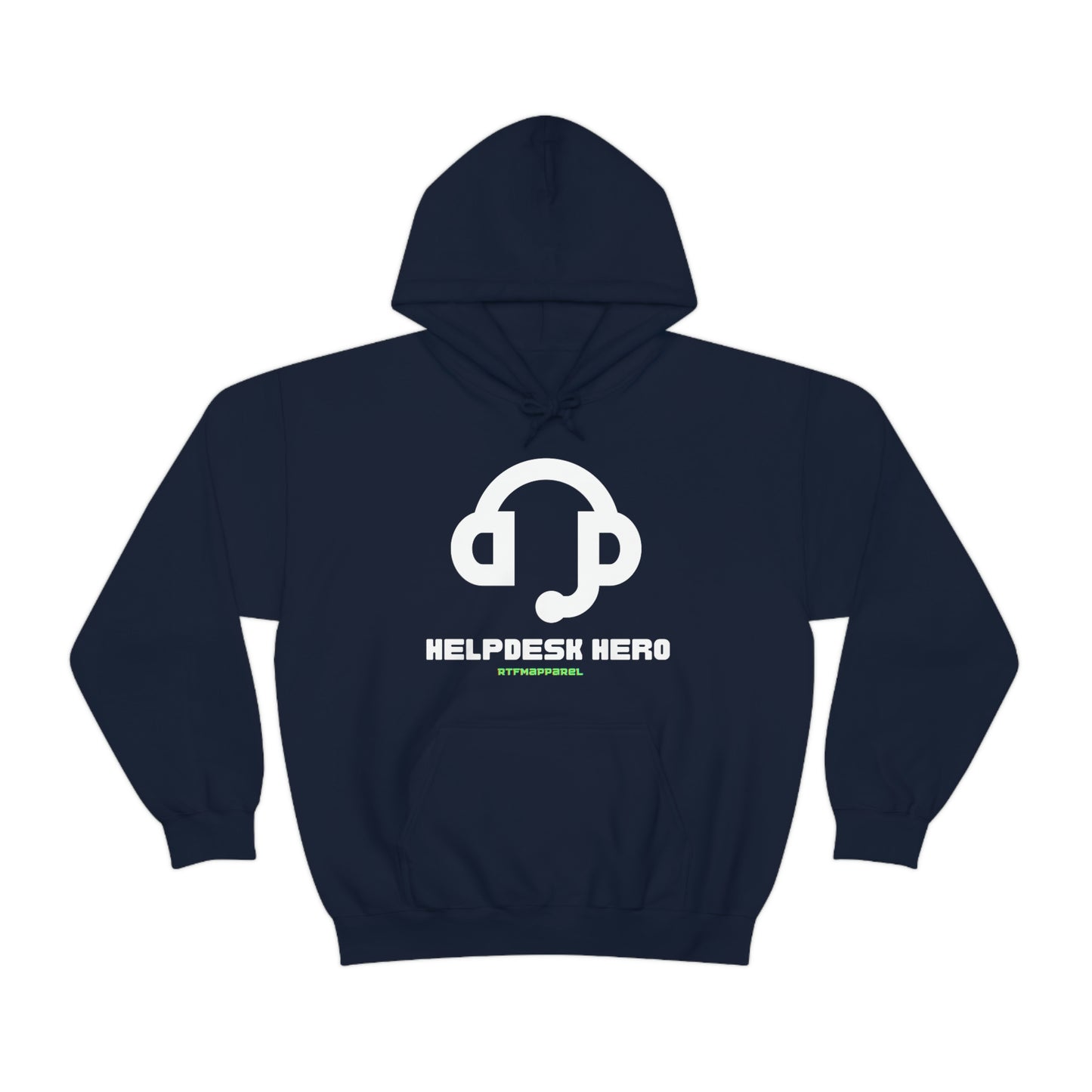 Helpdesk Hero, IT Support Funny, Sysadmin, RTFM Hoodie