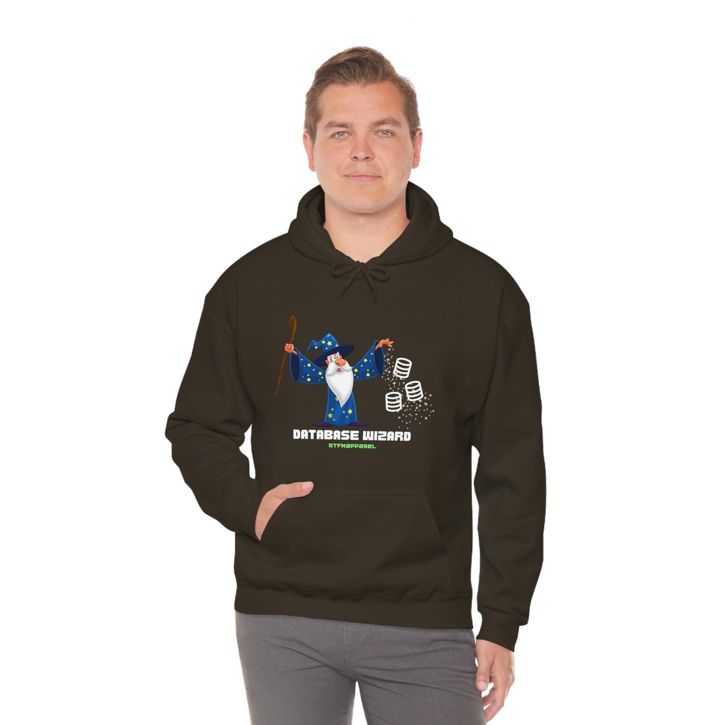 Database Wizard - SQL DBA Sysadmin Data Science Hooded Sweatshirt