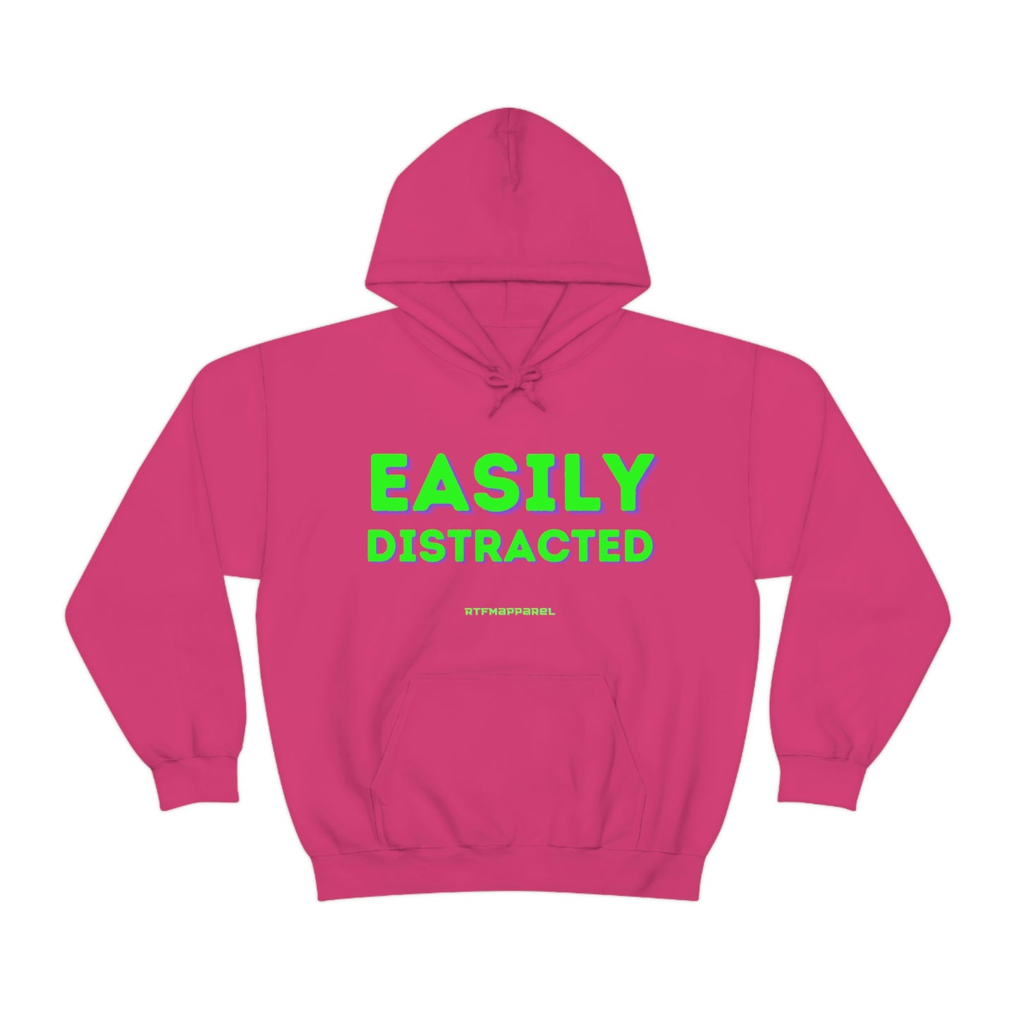 Easily Distracted - Funny, Sysadmin, Geek, Gamer, Developer, Gift Hooded Sweatshirt