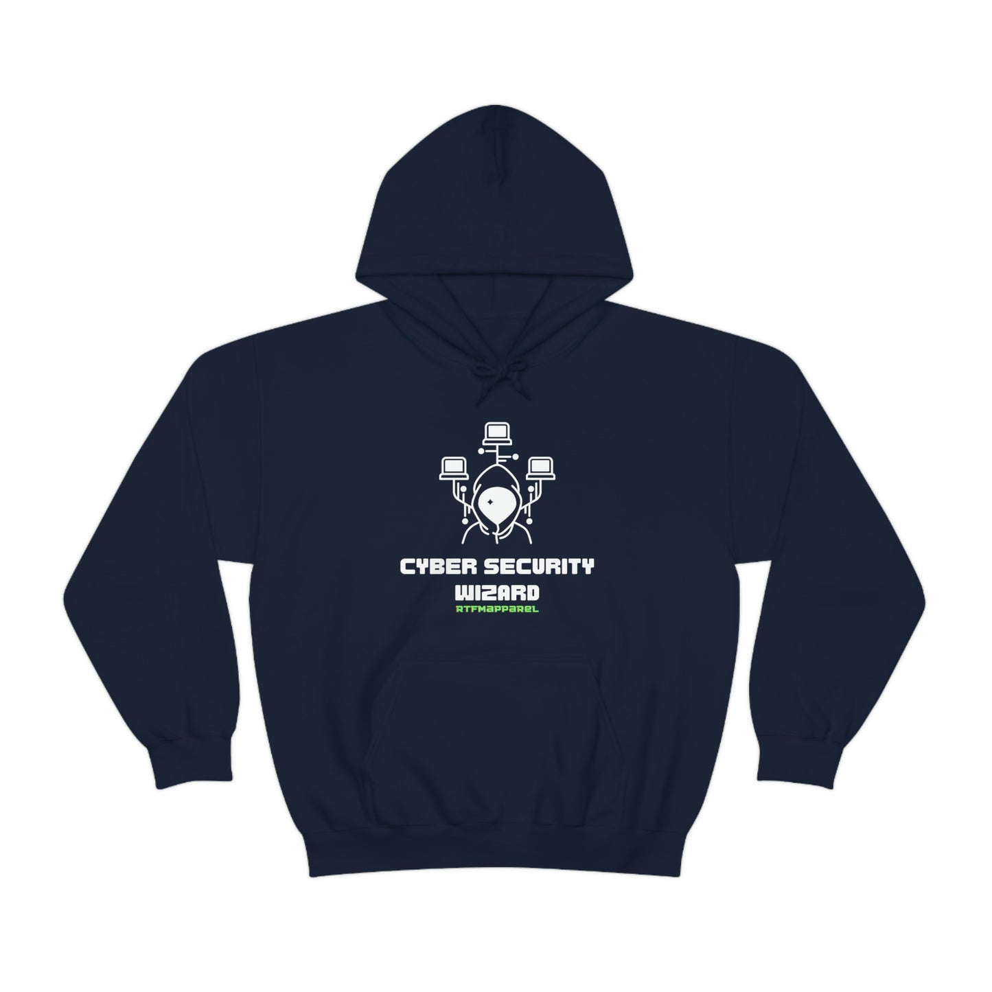 Cyber Security Wizard, Hacking, HackerSysadmin, RTFM Hoodie