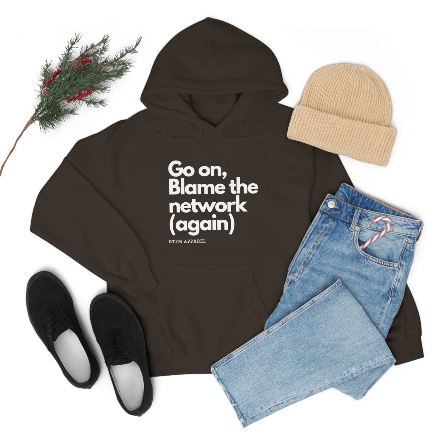 Go on, blame the network - Network Engineer, Cisco, Network, Wifi, Sysadmin, IT Support Hoodie