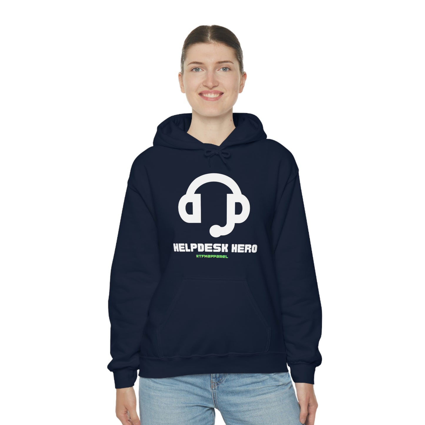 Helpdesk Hero, IT Support Funny, Sysadmin, RTFM Hoodie