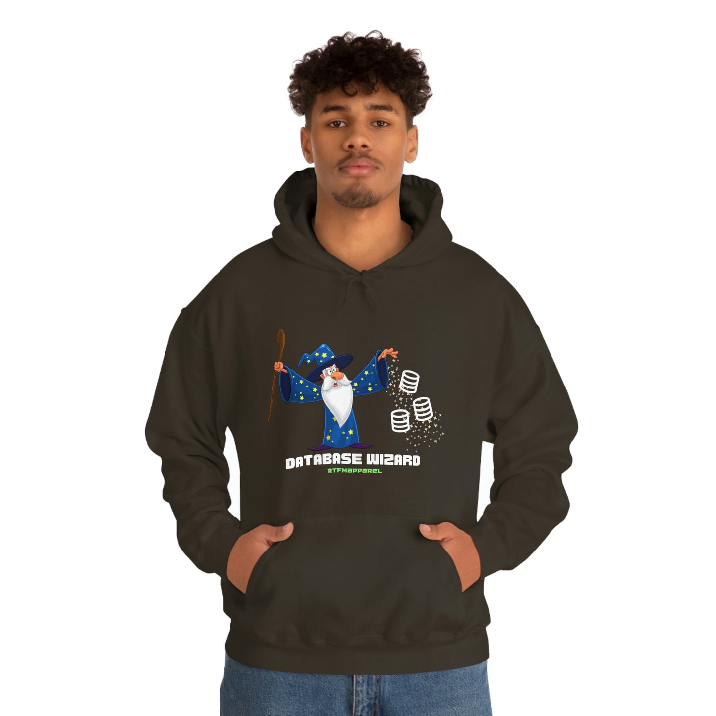 Database Wizard - SQL DBA Sysadmin Data Science Hooded Sweatshirt