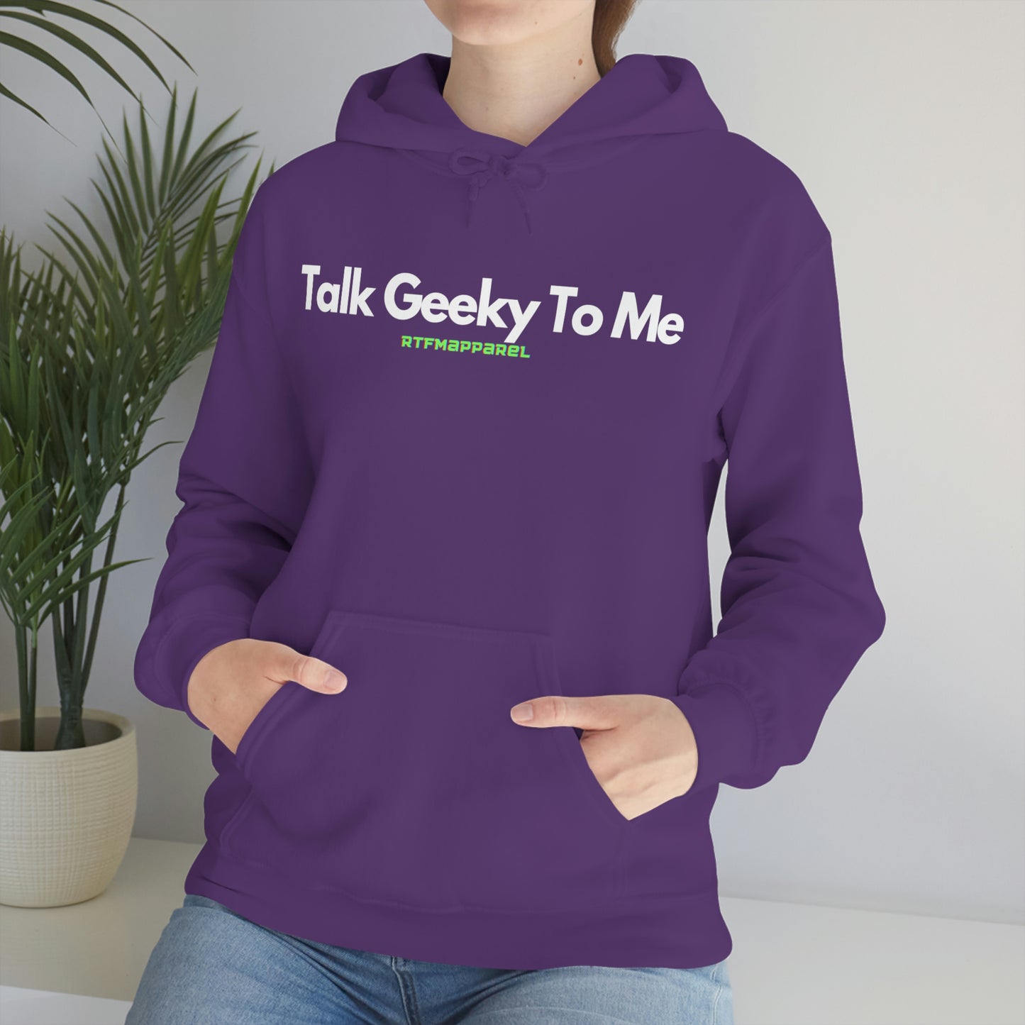 Talk Geeky to me, Funny, Sysadmin, Geek, Project Manager, Developer, Gift, Unisex Hooded Sweatshirt