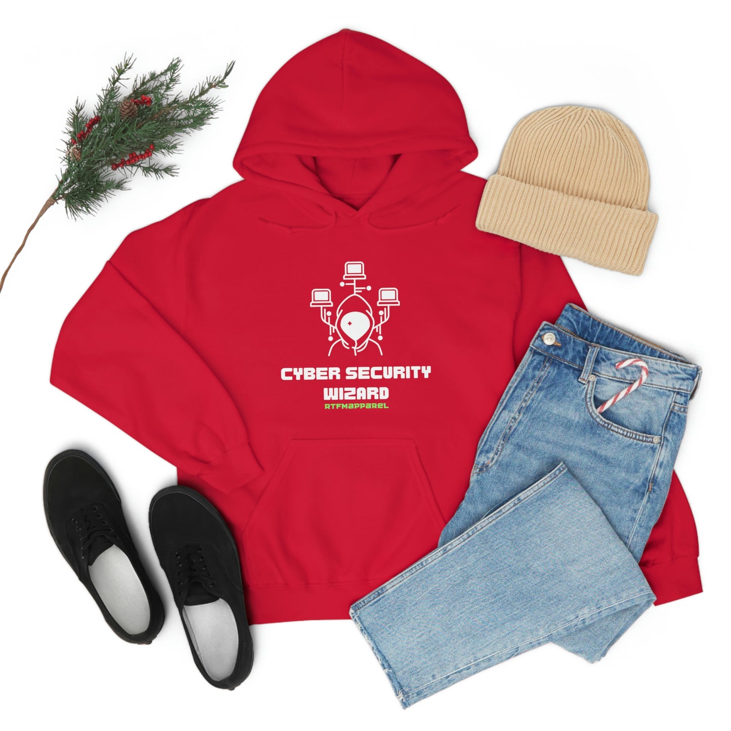 Cyber Security Wizard, Hacking, HackerSysadmin, RTFM Hoodie