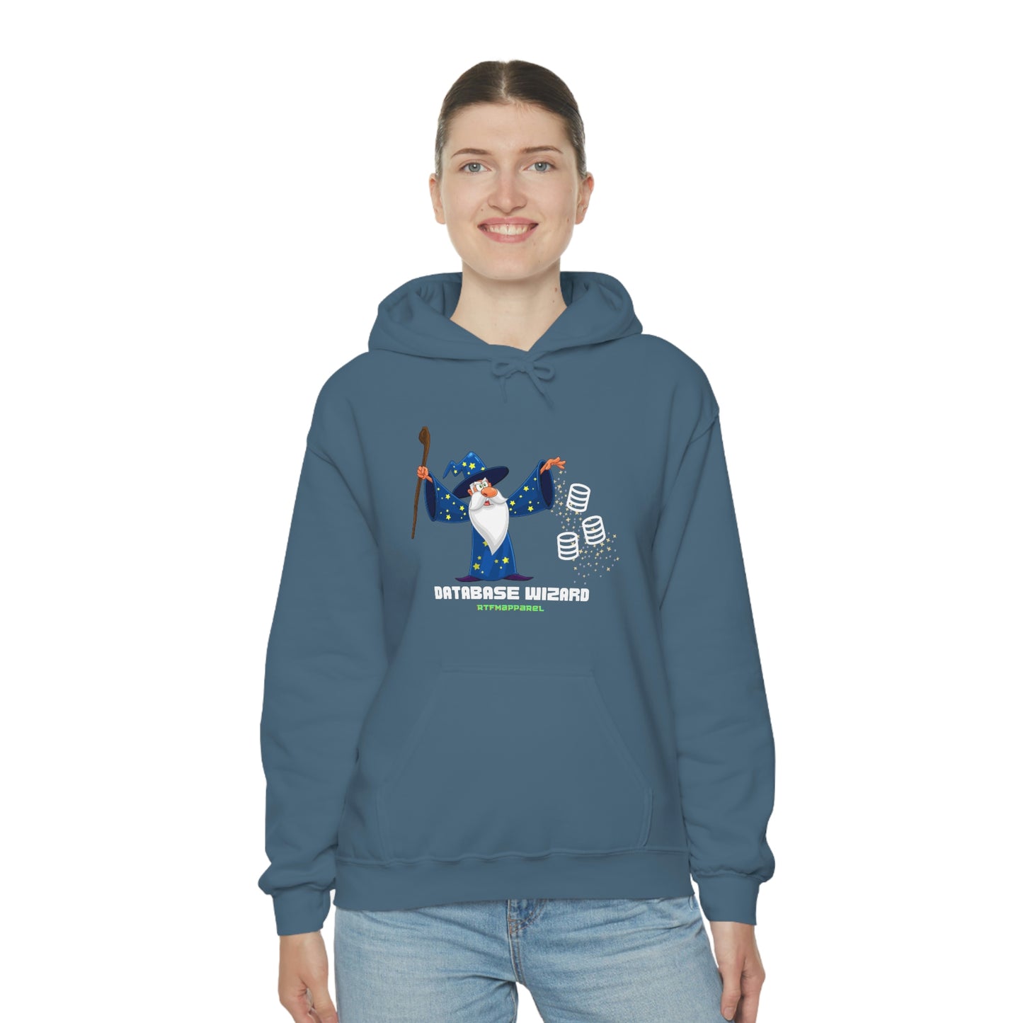Database Wizard - SQL DBA Sysadmin Data Science Hooded Sweatshirt