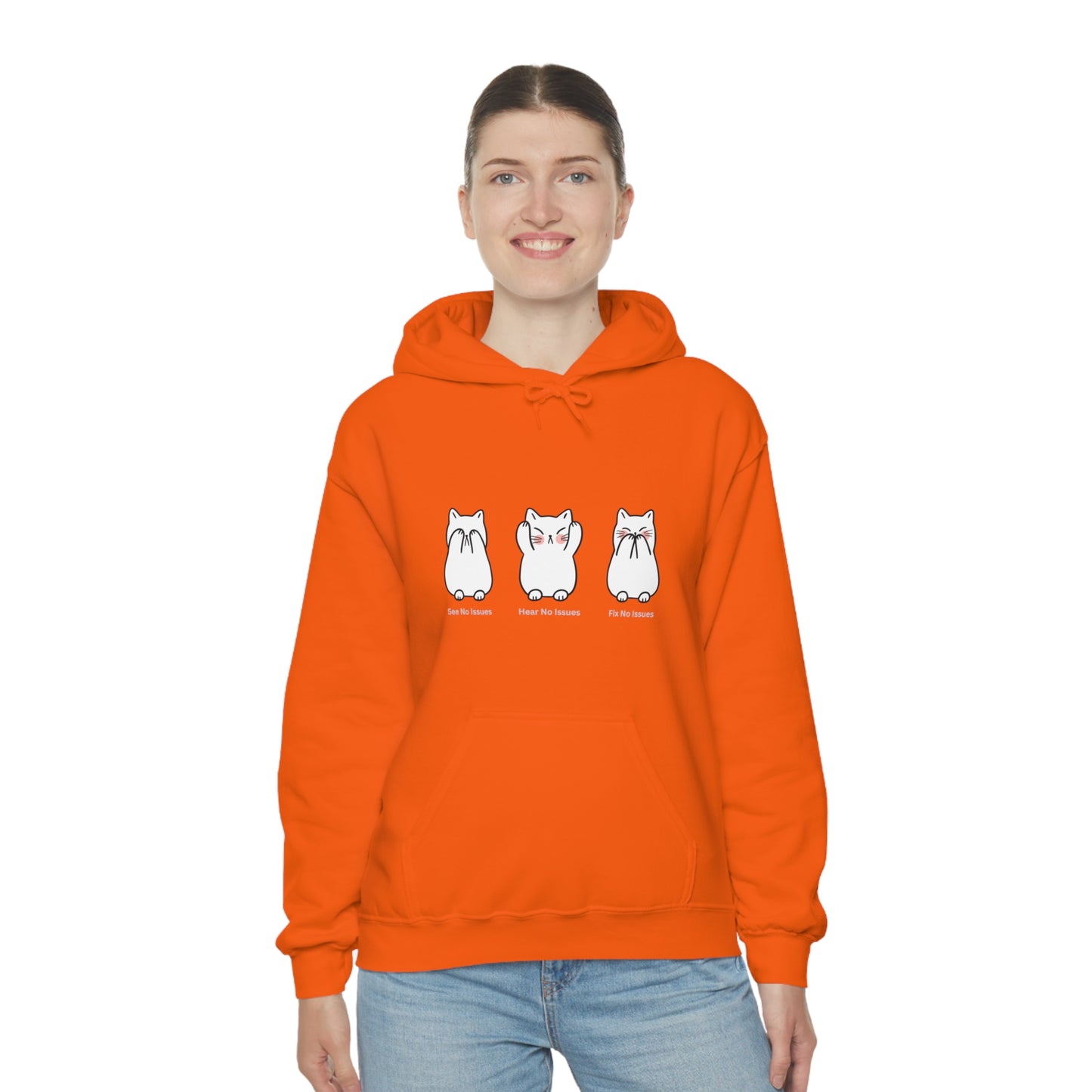 See No Issues, Fix No Issues - Helpdesk, Sysadmin, Cloud Engineer, Architect, Azure, AWS, Network admin, Server Admin Hoodie