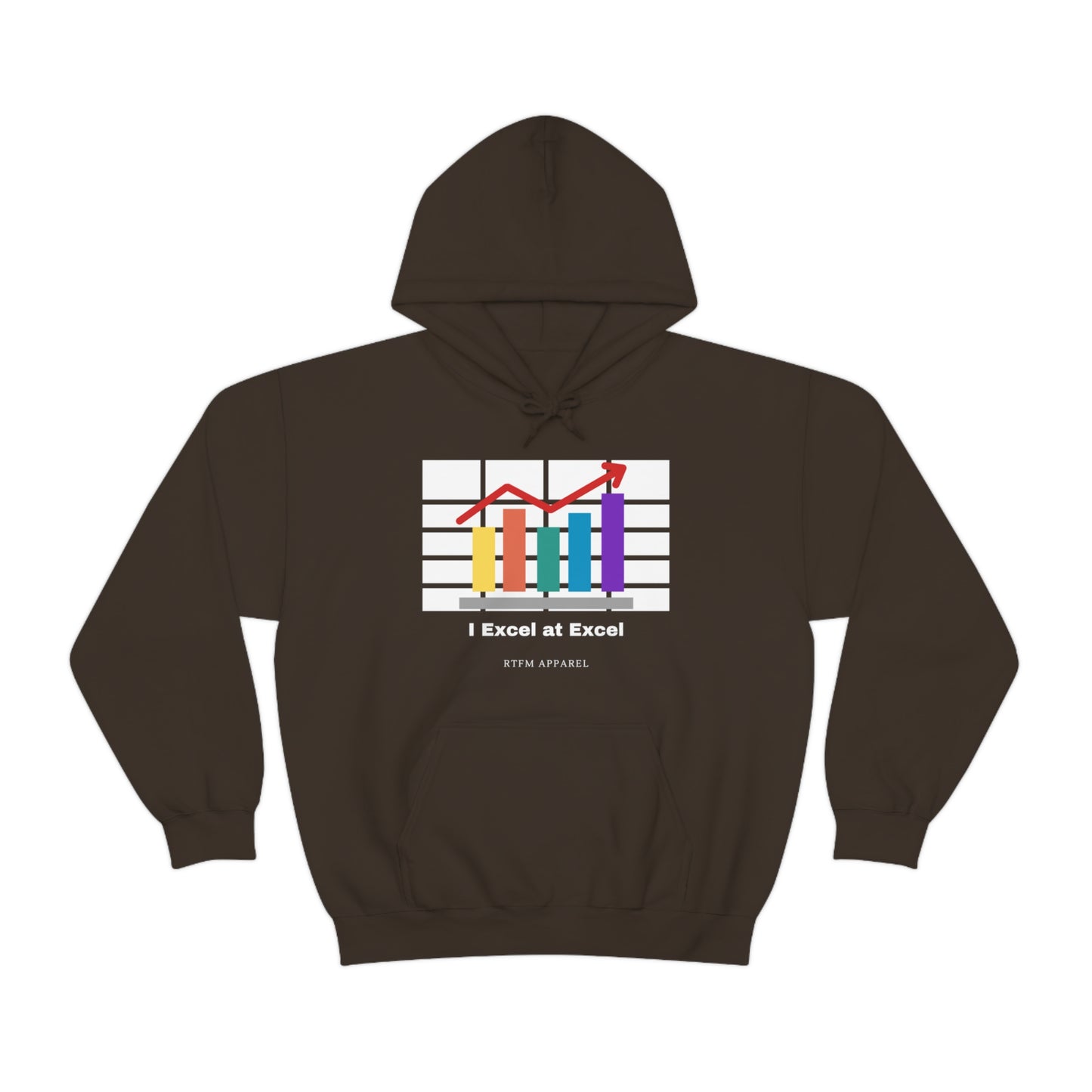 Excel Hoodie: I Excel at Excel, office humour, spreadsheets