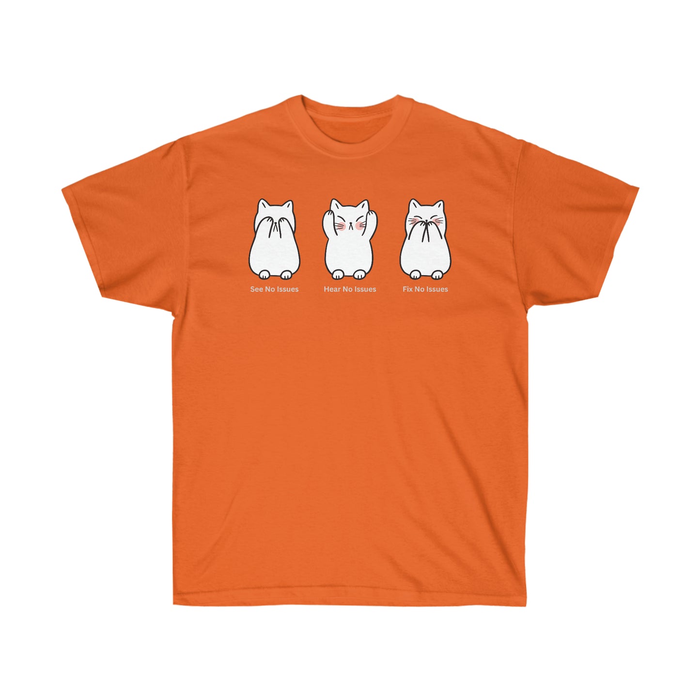 See No Issues, Fix no Issues - Helpdesk, Sysadmin, Cloud Engineer, Architect, Azure, AWS, Network admin, Server Admin Funny Tshirt