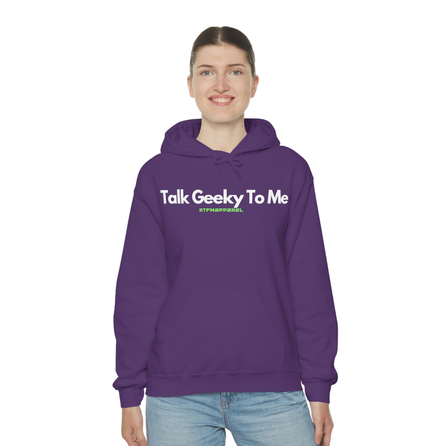 Talk Geeky to me, Funny, Sysadmin, Geek, Project Manager, Developer, Gift, Unisex Hooded Sweatshirt