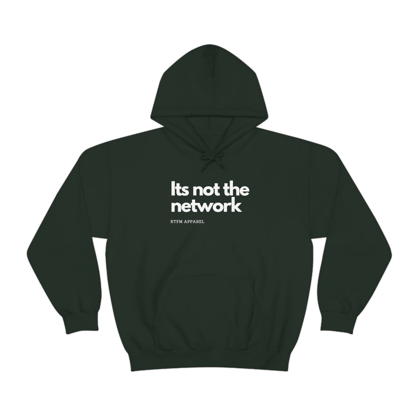 It's not the network - Network Engineer, Cisco, Network, Wifi, Sysadmin, IT Support Hoodie