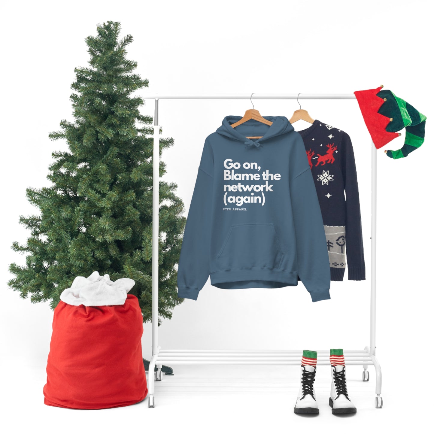 Go on, blame the network - Network Engineer, Cisco, Network, Wifi, Sysadmin, IT Support Hoodie