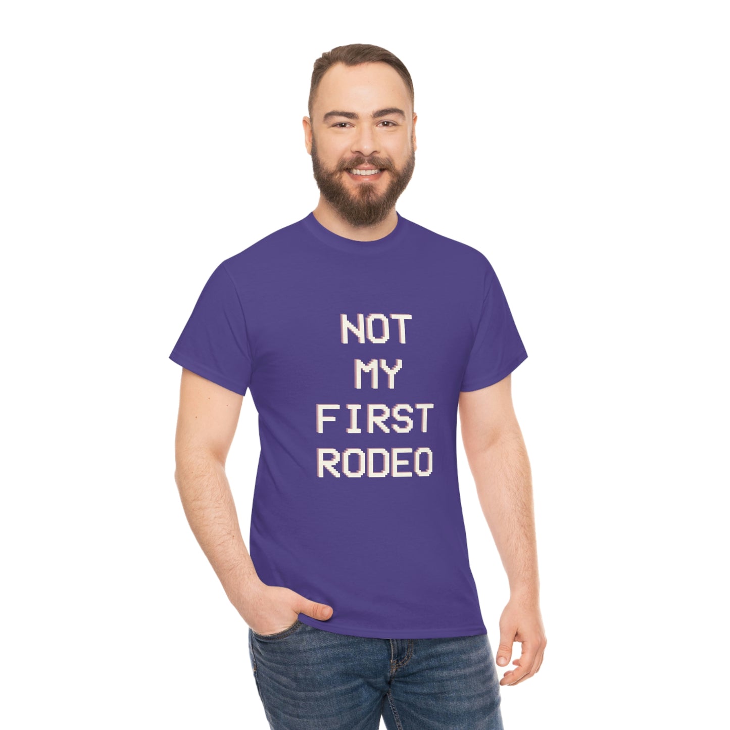 "Not My First Rodeo" Funny, Sysadmin, Geek, Gamer, Developer, Gift Cotton Tee