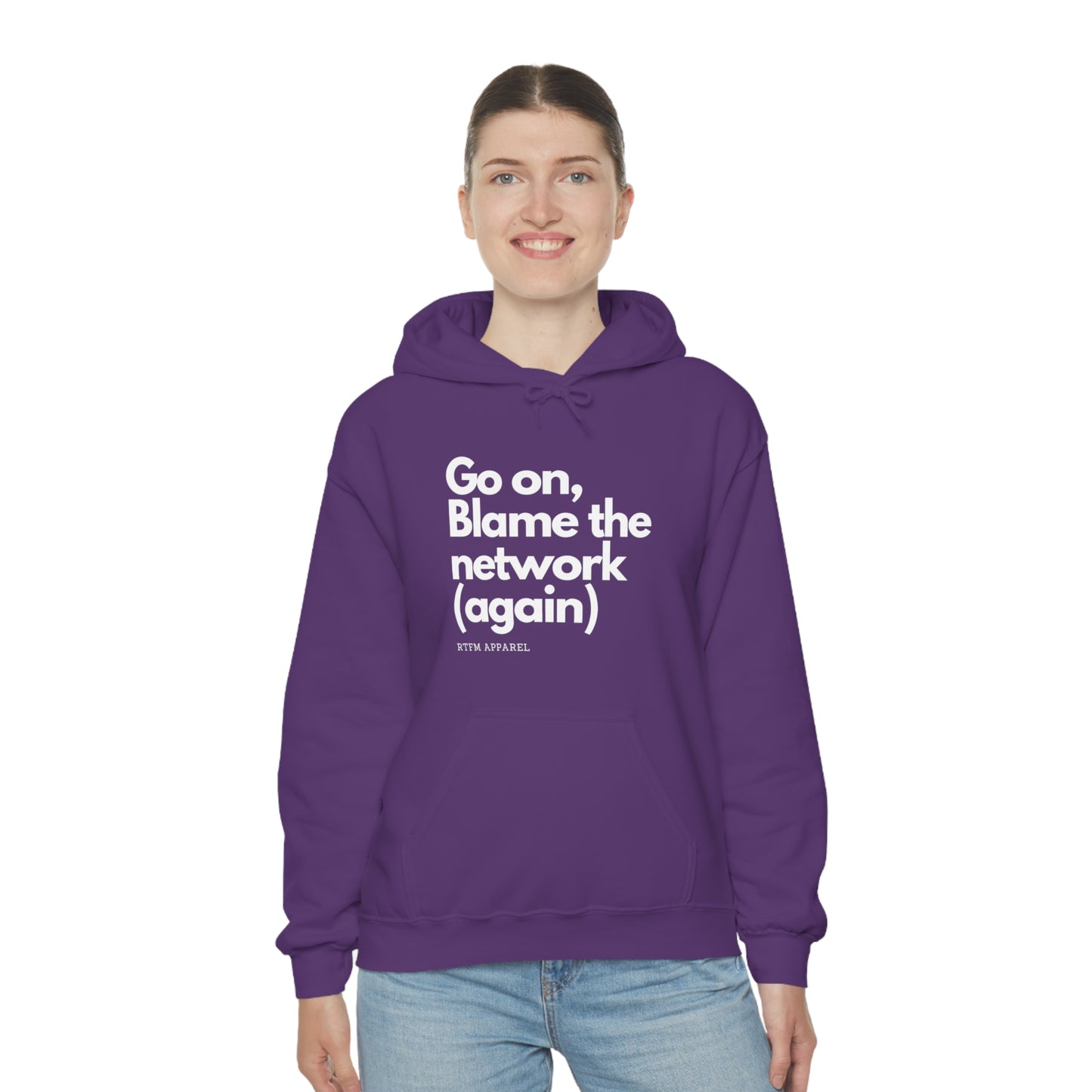 Go on, blame the network - Network Engineer, Cisco, Network, Wifi, Sysadmin, IT Support Hoodie