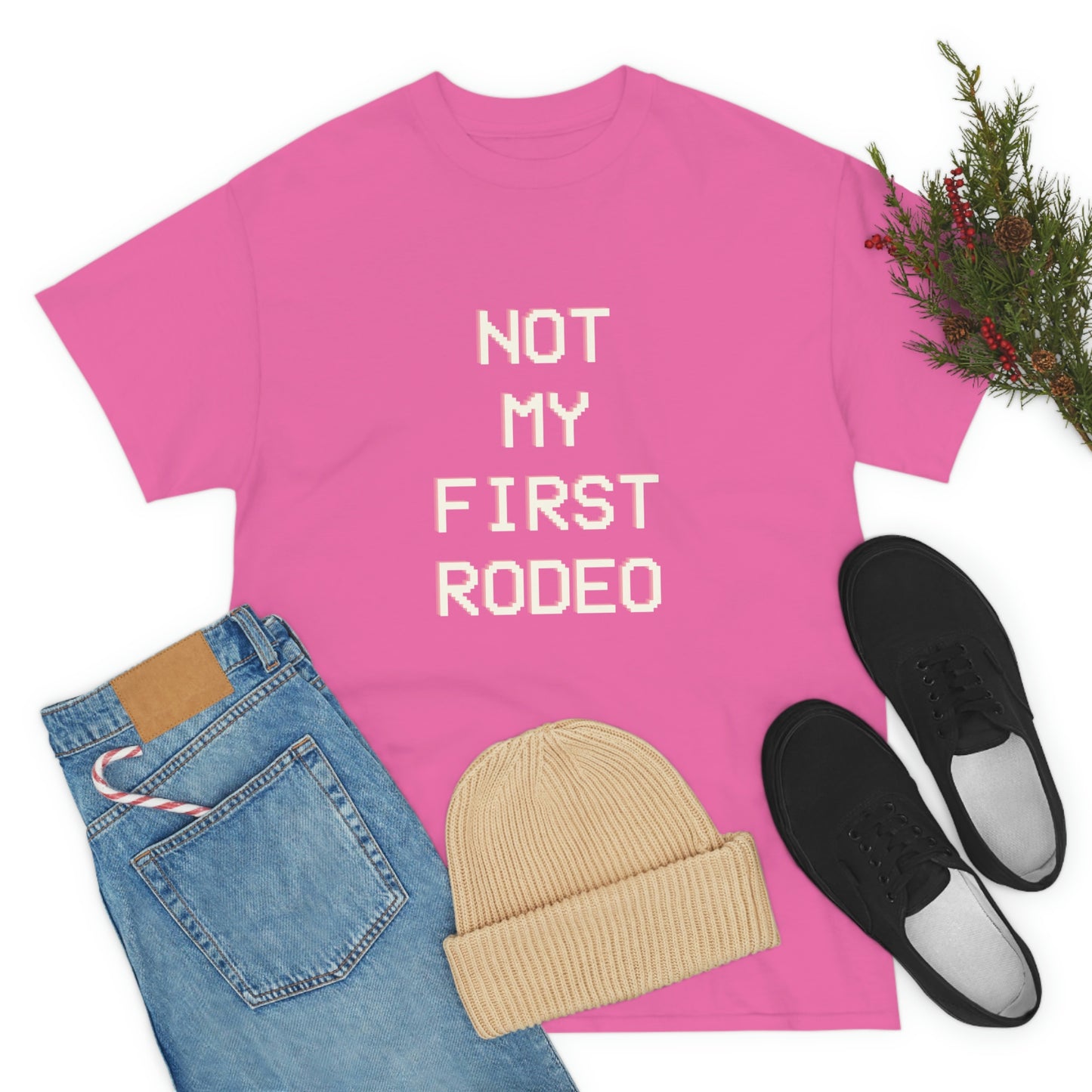 "Not My First Rodeo" Funny, Sysadmin, Geek, Gamer, Developer, Gift Cotton Tee
