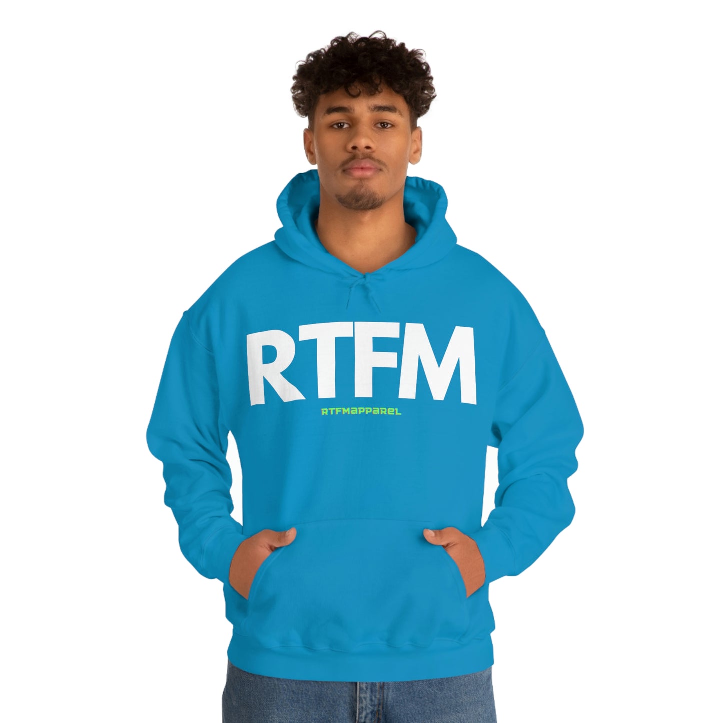RTFM, Read the Manual, unny, Sysadmin, Geek, Project Manager, Developer, Gift, Unisex Hooded Sweatshirt