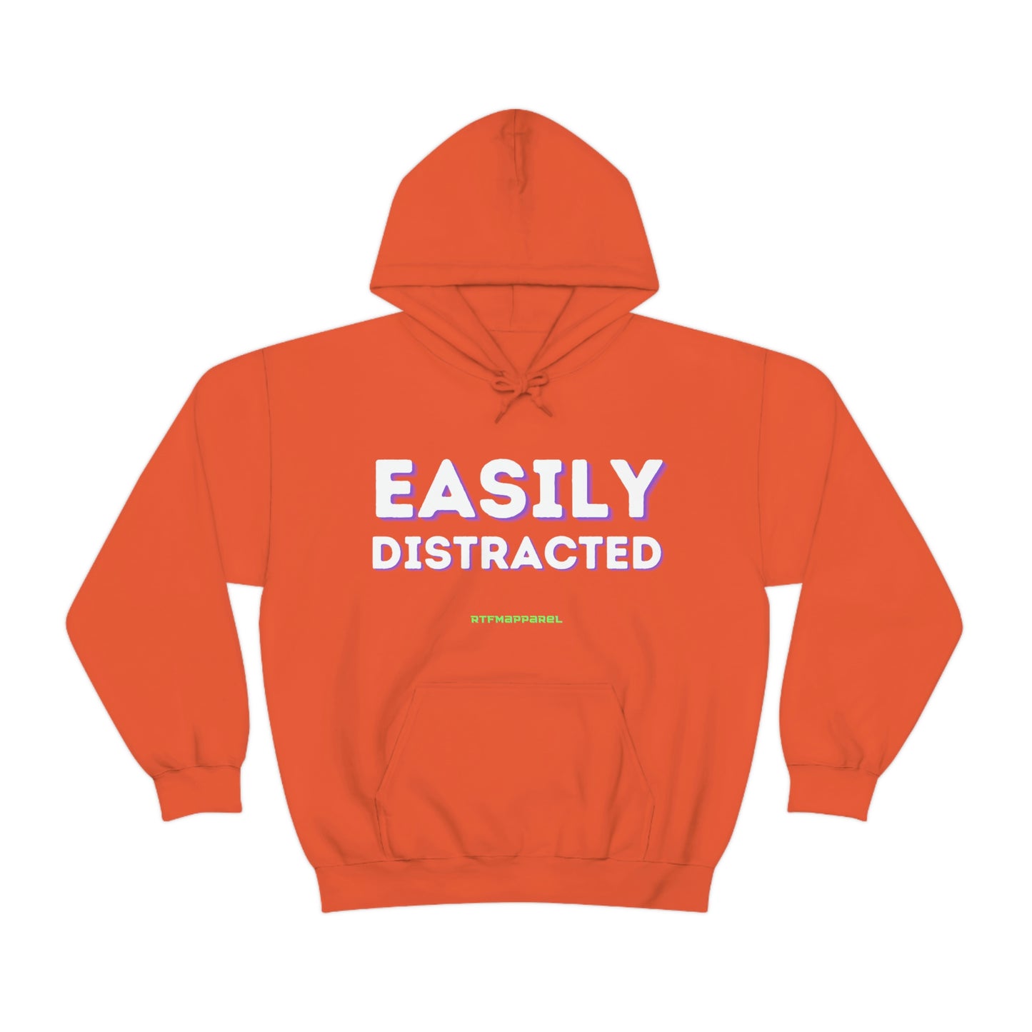Easily Distracted - Funny, Sysadmin, Geek, Gamer, Developer, Gift Hooded Sweatshirt