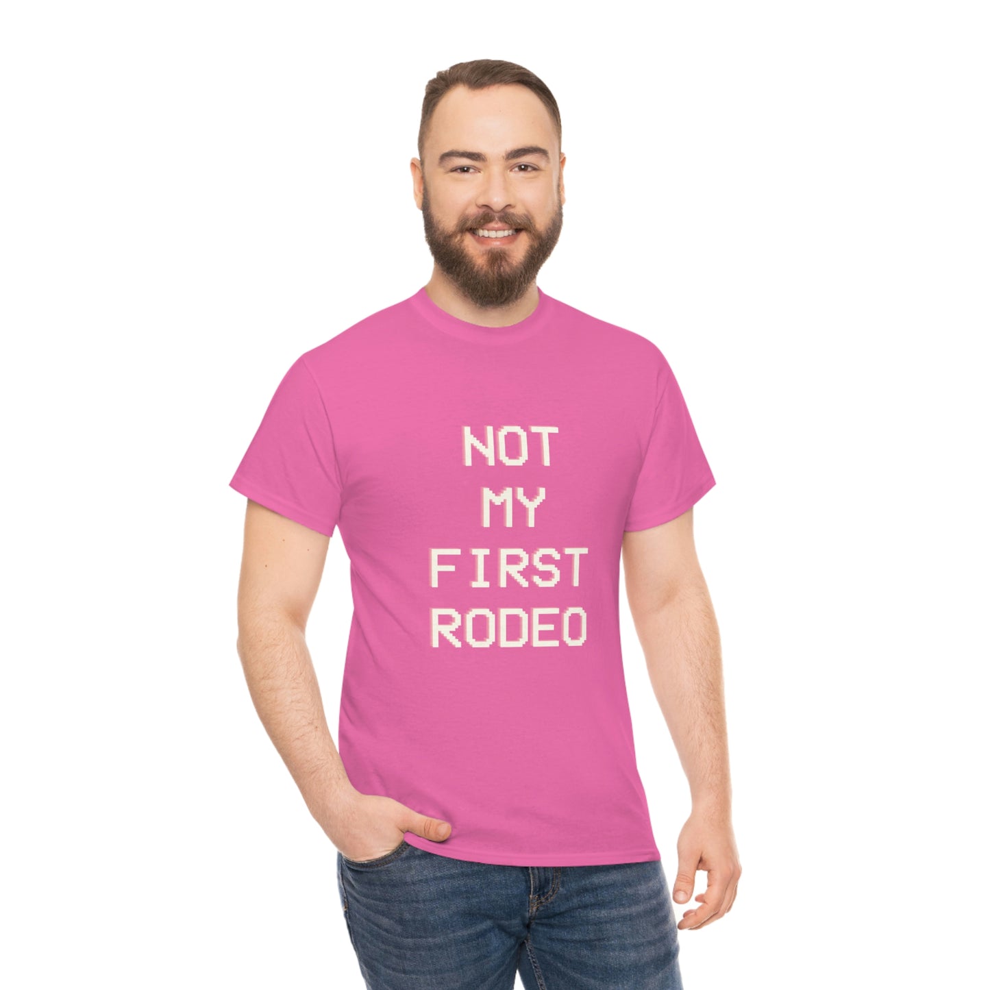 "Not My First Rodeo" Funny, Sysadmin, Geek, Gamer, Developer, Gift Cotton Tee