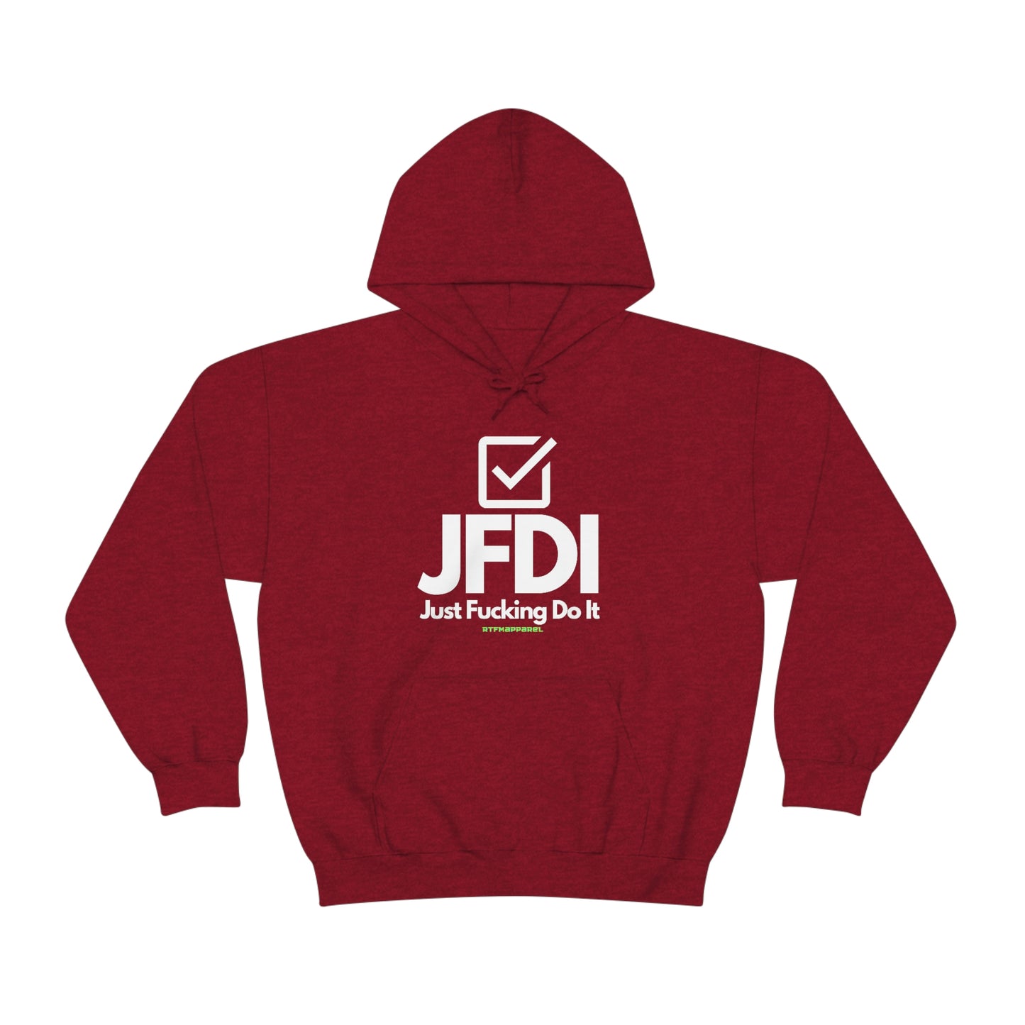 JFDI, Just do it, Funny, Sysadmin, Geek, Project Manager, Explicit, Developer, Gift, Unisex Hooded Sweatshirt