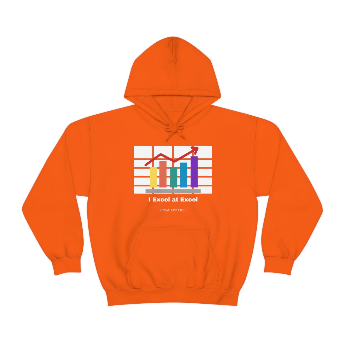 Excel Hoodie: I Excel at Excel, office humour, spreadsheets