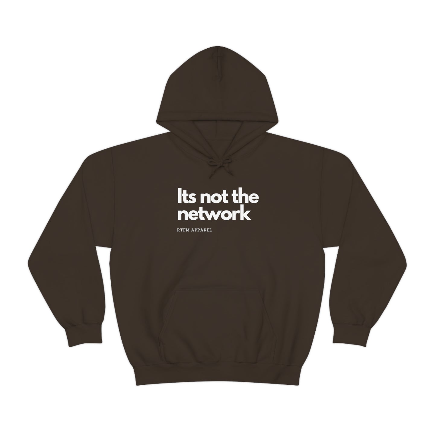 It's not the network - Network Engineer, Cisco, Network, Wifi, Sysadmin, IT Support Hoodie