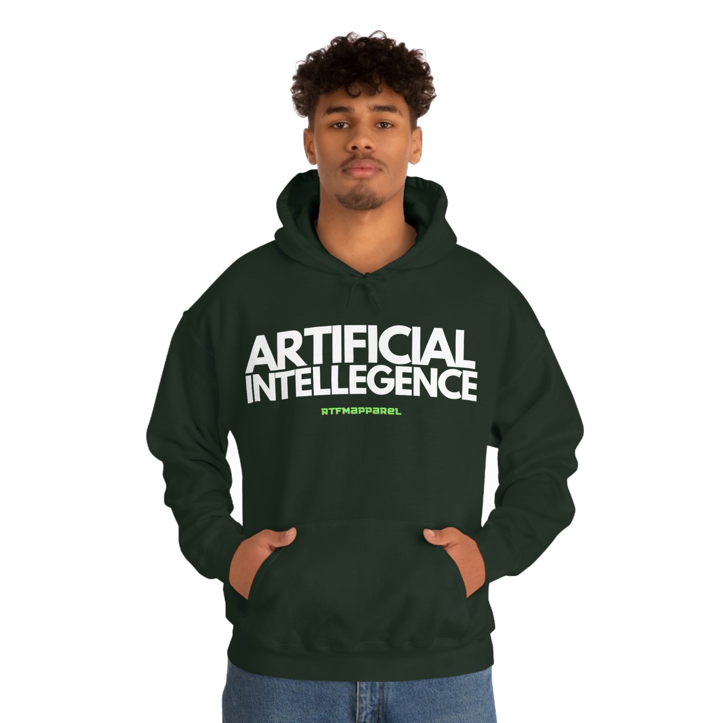 Artificial Intellegence, AI, Funny , Sysadmin, Geek, Project Manager, Developer, Gift, Unisex Hooded Sweatshirt