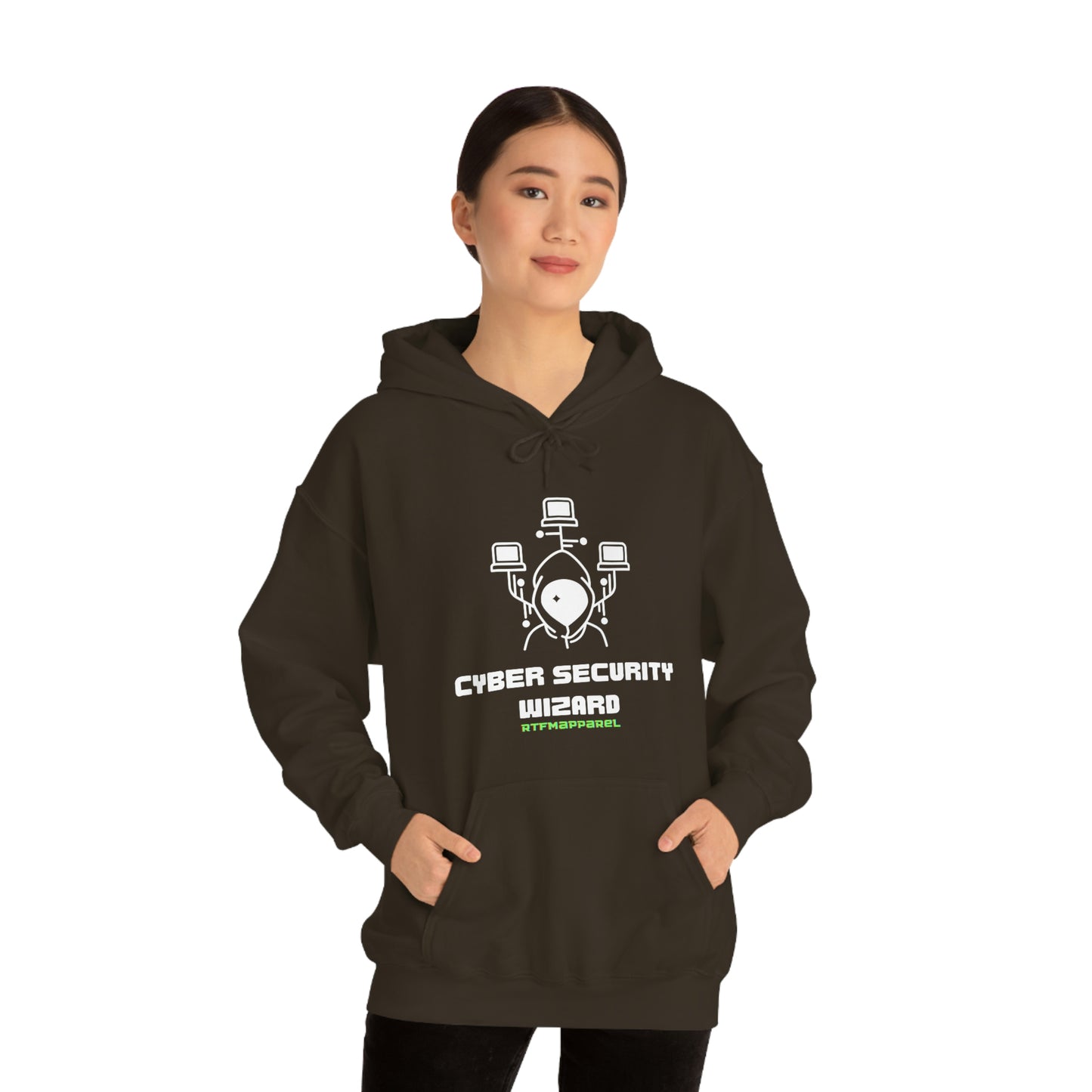 Cyber Security Wizard, Hacking, HackerSysadmin, RTFM Hoodie