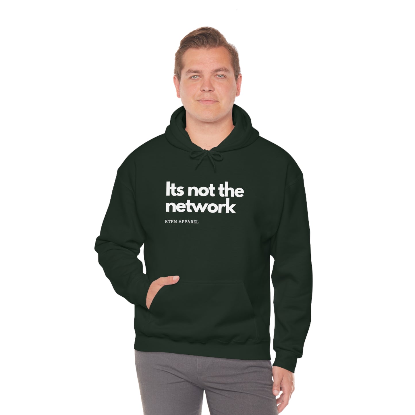 It's not the network - Network Engineer, Cisco, Network, Wifi, Sysadmin, IT Support Hoodie