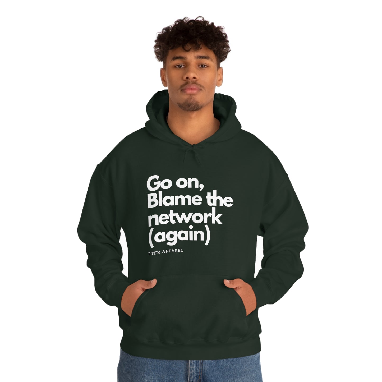 Go on, blame the network - Network Engineer, Cisco, Network, Wifi, Sysadmin, IT Support Hoodie