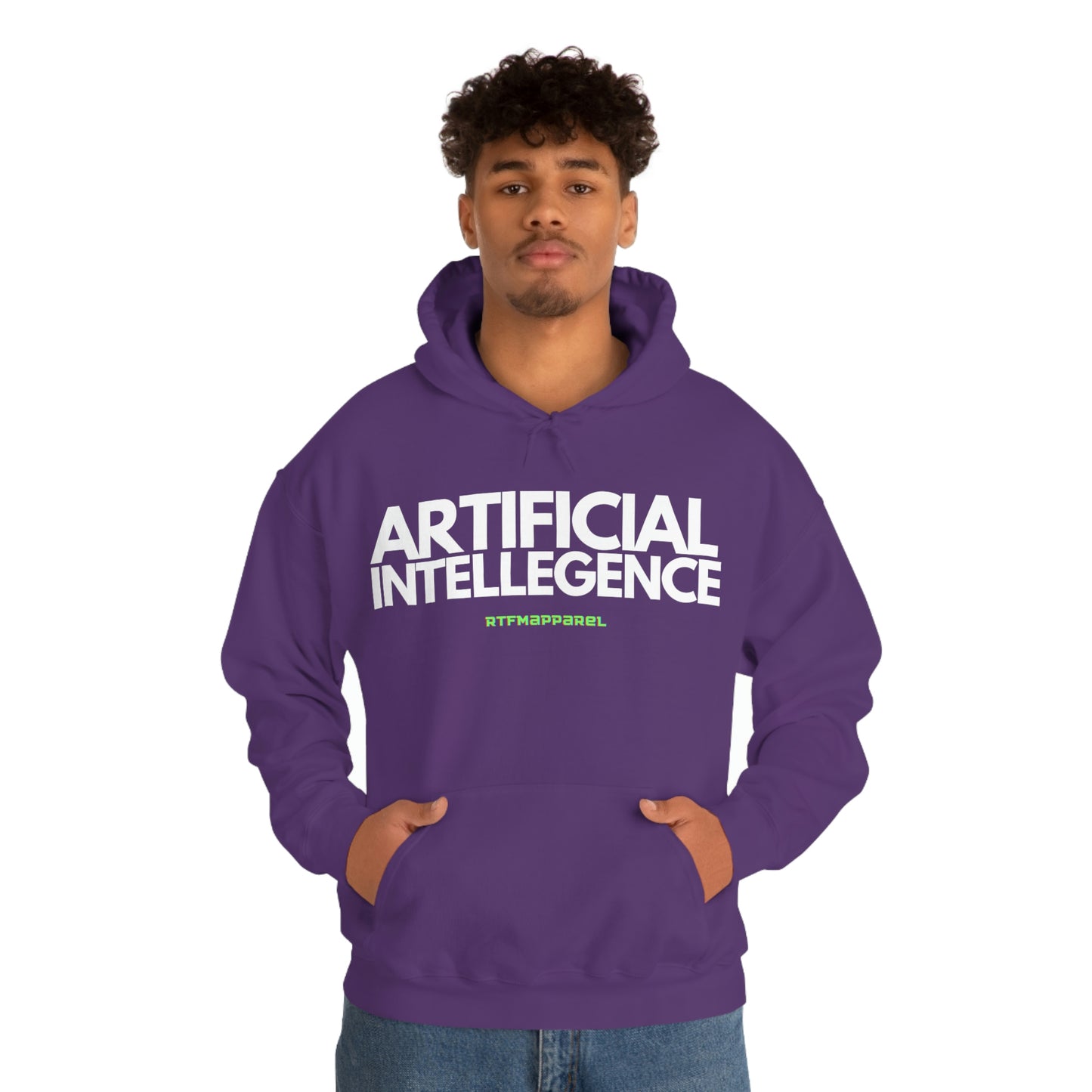 Artificial Intellegence, AI, Funny , Sysadmin, Geek, Project Manager, Developer, Gift, Unisex Hooded Sweatshirt