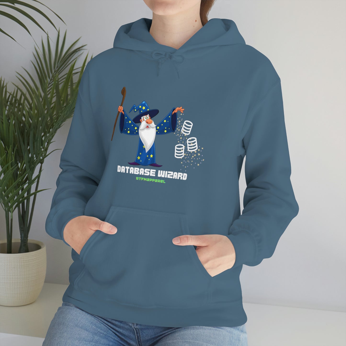 Database Wizard - SQL DBA Sysadmin Data Science Hooded Sweatshirt