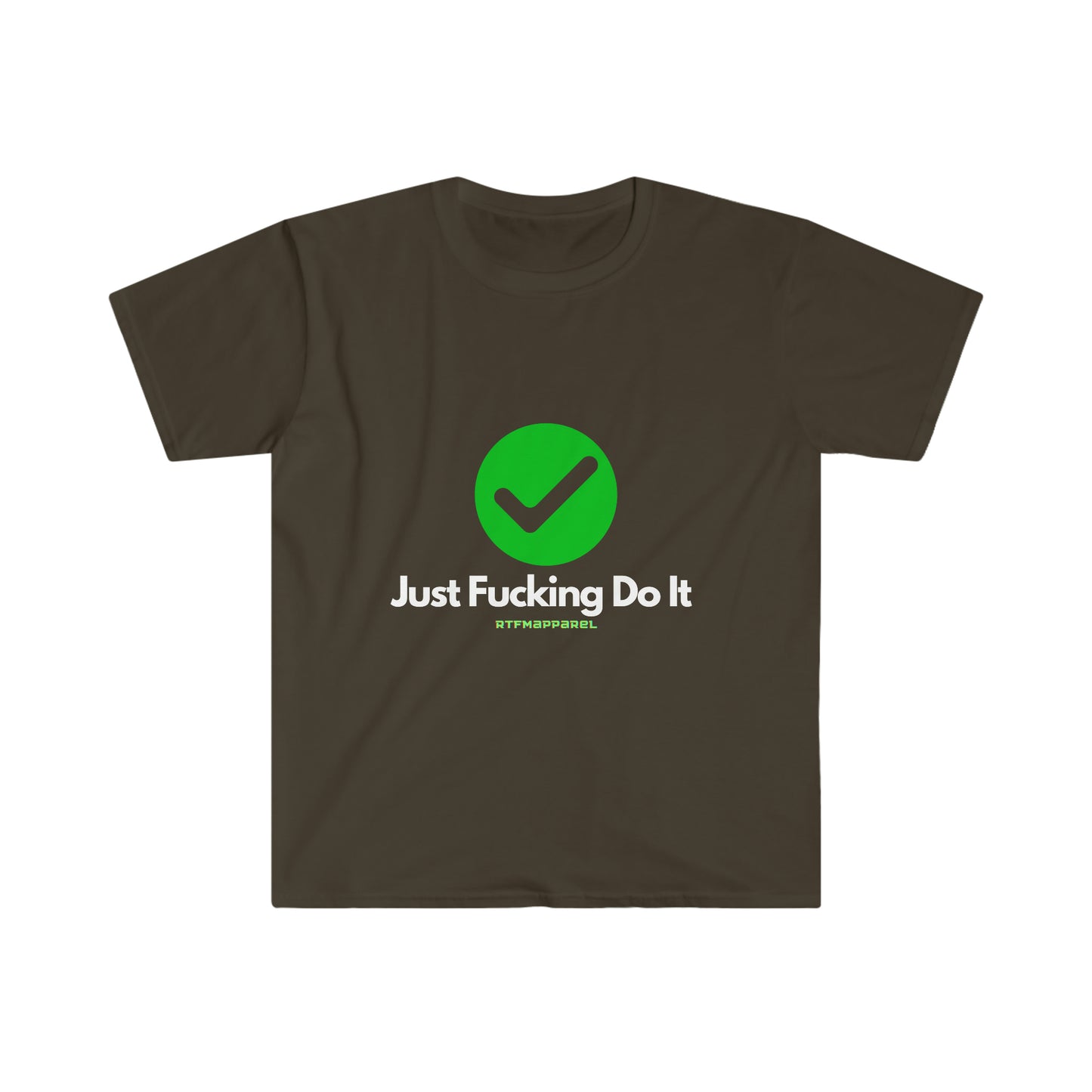 JFDI, Just do it, Funny, Sysadmin, Geek, Project Manager, Explicit, Developer, Gift Unisex Softstyle T-Shirt
