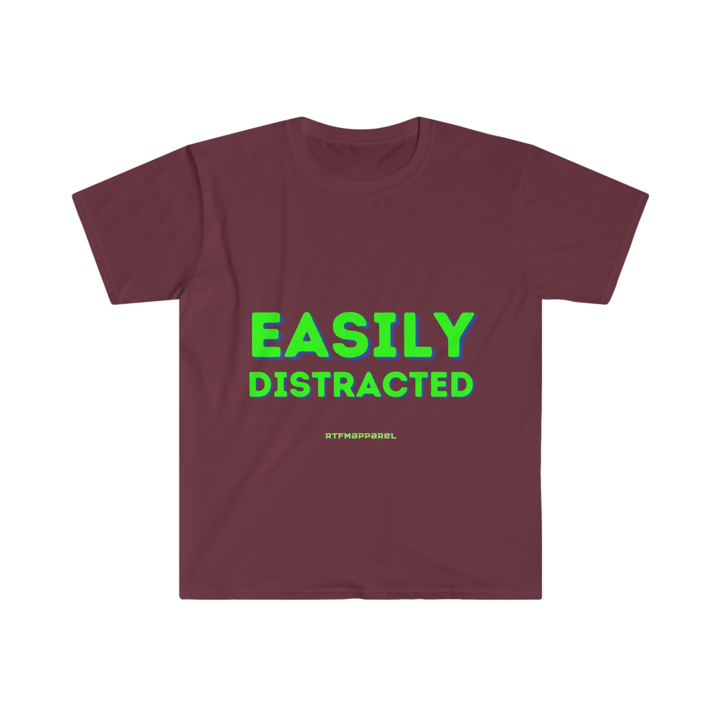 Easily Distracted - Funny, Sysadmin, Geek, Gamer, Developer, Gift T-Shirt